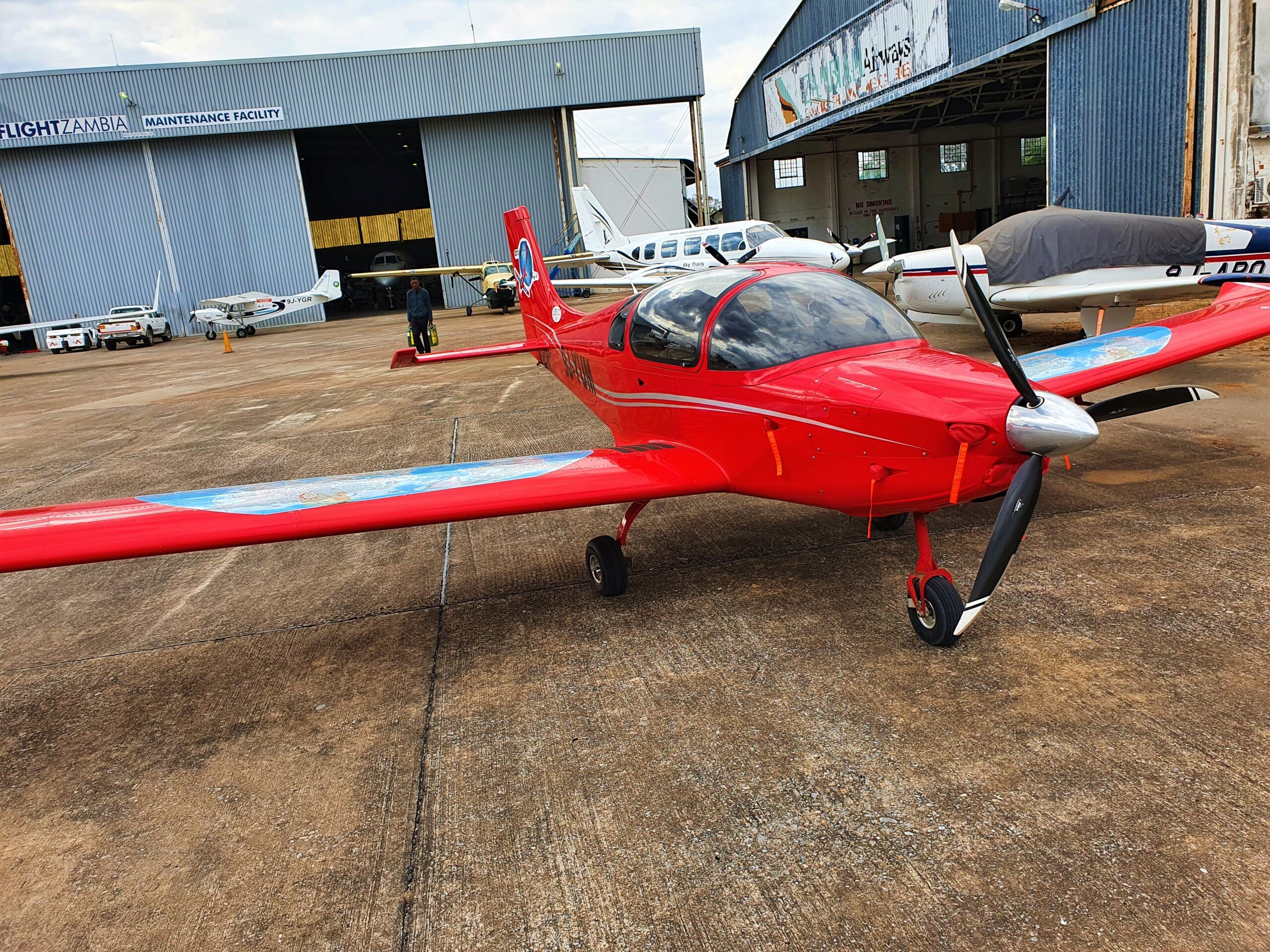 sling 4 flies non stop from nairobi to lusaka on a repatriation mission during lockdown 2020