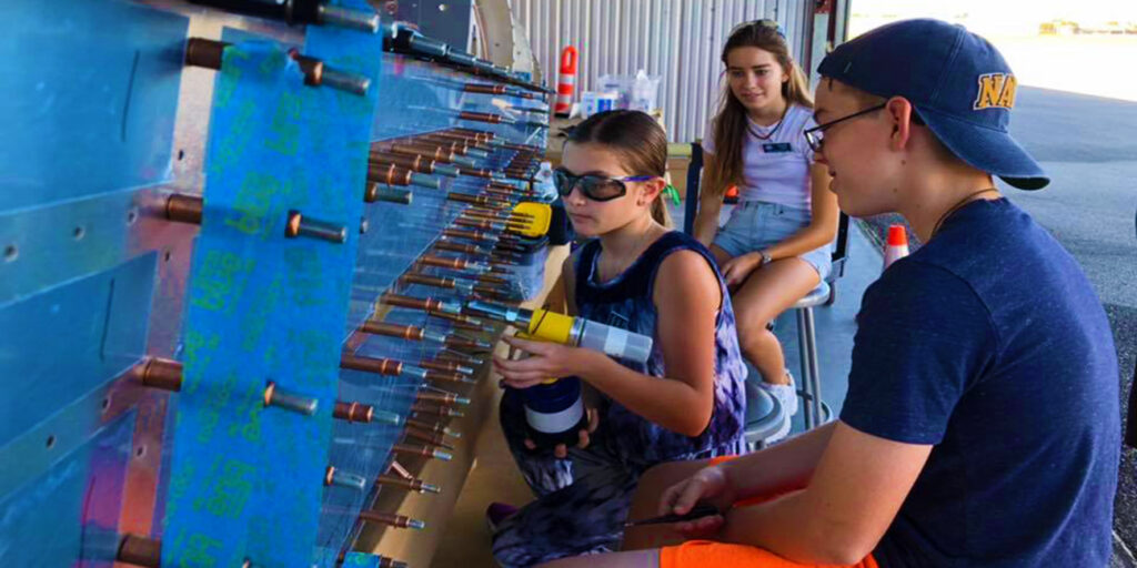 Naples Youth Aviation Build of Florida sees teenagers build a Sling 2 Aircraft