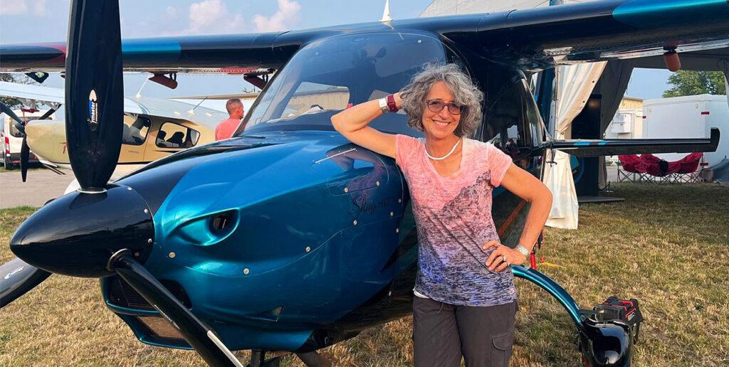 Airline Pilots Association Magazine Linda Sollars At Oshkosh 2023