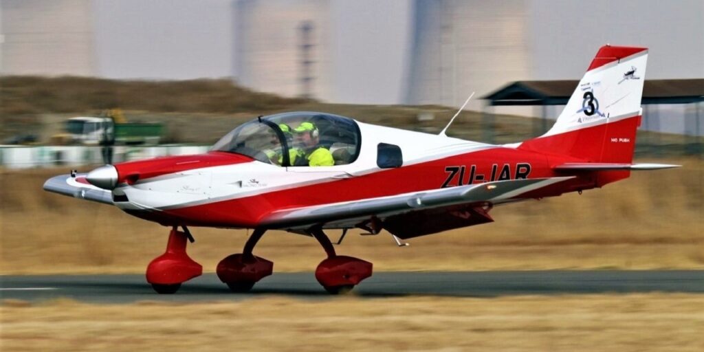 Sling Aircraft taking first