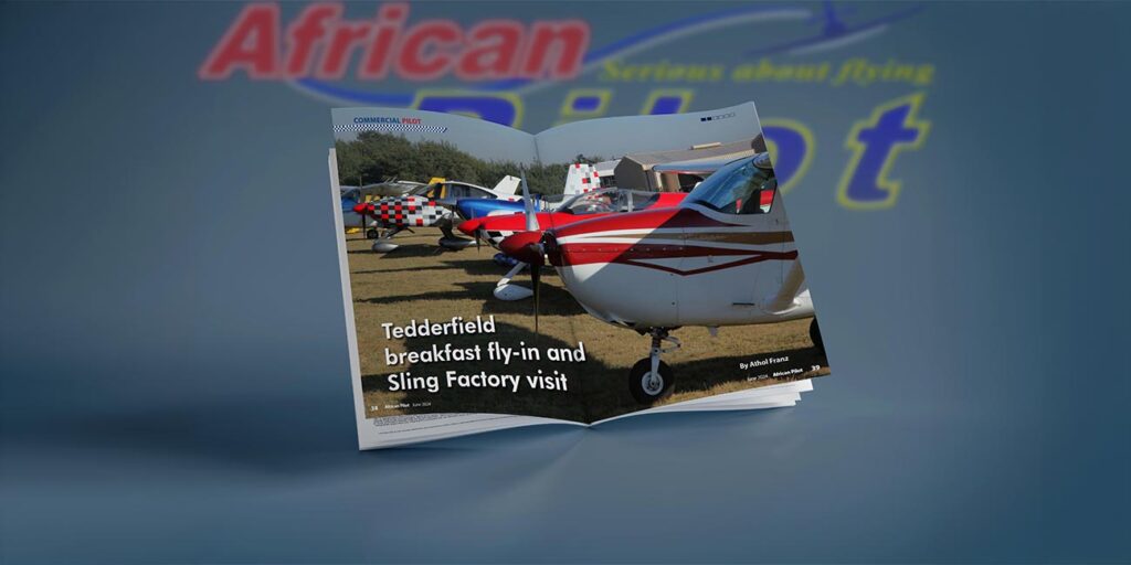 african pilot the tedderfield breakfast fly in and sling factory visit 2024