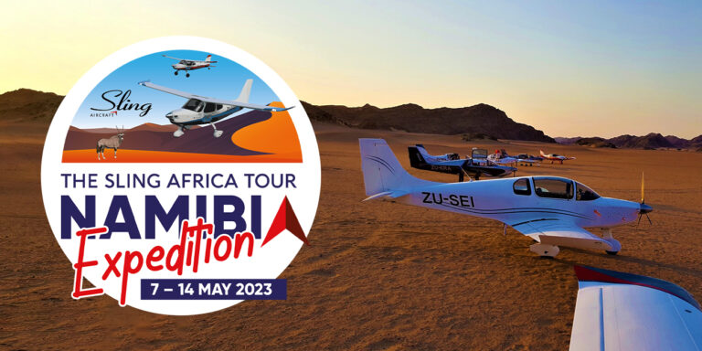 sling africa tour 2023 namibia expedition sling aircraft|