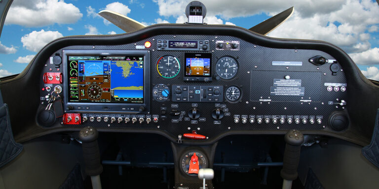 sling tsi aircraft panel of the airplane factory