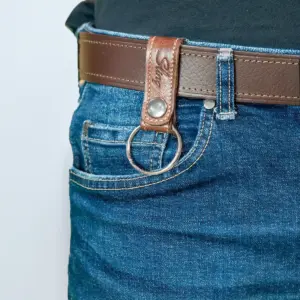Sling Leather Key Ring