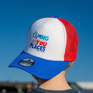 Taking You Places Kids Trucker Cap